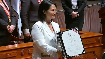 EN VIVO Keiko Fujimori: JNE entrega credenciales a la presidenta electa en el Gran Teatro Nacional de San Borja