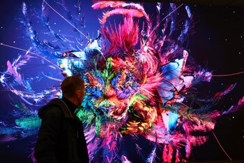 Obra generada con IA del