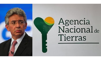 El senador Enrique Gómez aseguró que desde la Agencia Nacional de Tierras se habrían “robado” la reforma agraria - crédito Luisa Gonzalez/Reuters y Luis Jaime Acosta/Reuters