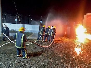 En el incendio de Envigado