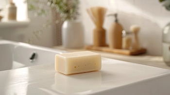 Imagen de una barra de jabón en el entorno de un baño, destacando su uso imprescindible para mantener una limpieza corporal adecuada y promover una higiene saludable. Este producto básico es vital para el bienestar personal y está disponible en diversas opciones para adaptarse a diferentes presupuestos. Palabras clave: limpieza corporal, higiene saludable, producto básico, bienestar personal, jabón en baño, mantenimiento de limpieza, higiene esencial, opciones de productos, presupuestos diversos, ritual de baño. (Imagen ilustrativa Infobae)