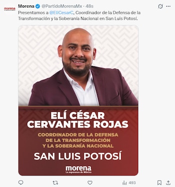 Crédito: X(@PartidoMorenaMX)