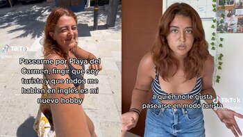 Usuaria de TikTok se hizo pasar por turista (foto:tiktok/marichulaa)
