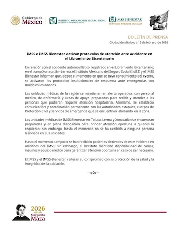 Hospitales del IMSS y Bienestar