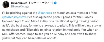 Anunció su llegada a México