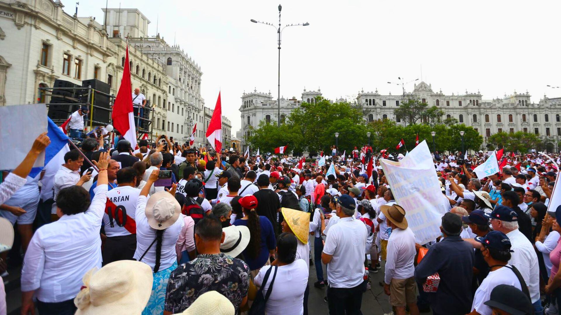 En Lima, la Plaza 2 de Mayo será el epicentro de la protesta, con énfasis en manifestaciones pacíficas y rechazo a la impunidad. (Andina)