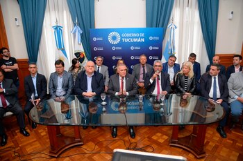 Osvaldo Jaldo durante la rueda