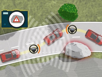 El ESP reduce la potencia del motor hasta que la situación de emergencia se normaliza.
