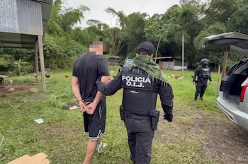 Alejandro Arias Monge, alias “Diablo”, fue detenido tras permanecer más de diez años prófugo y convertirse en uno de los principales objetivos del OIJ y el Ministerio Público. Crédito: OIJ