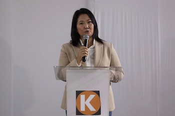 Keiko Fujimori empezó una campaña