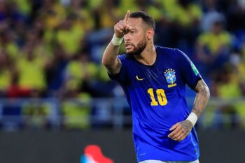 Fotografía de archivo del futbolista Neymar Jr de Brasil. EFE/Ricardo Maldonado