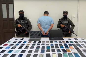 El hombre fue capturado con