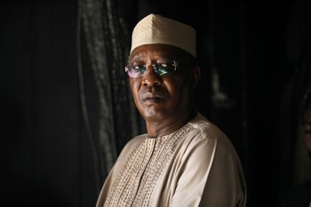 Idriss Déby en la conmemoración