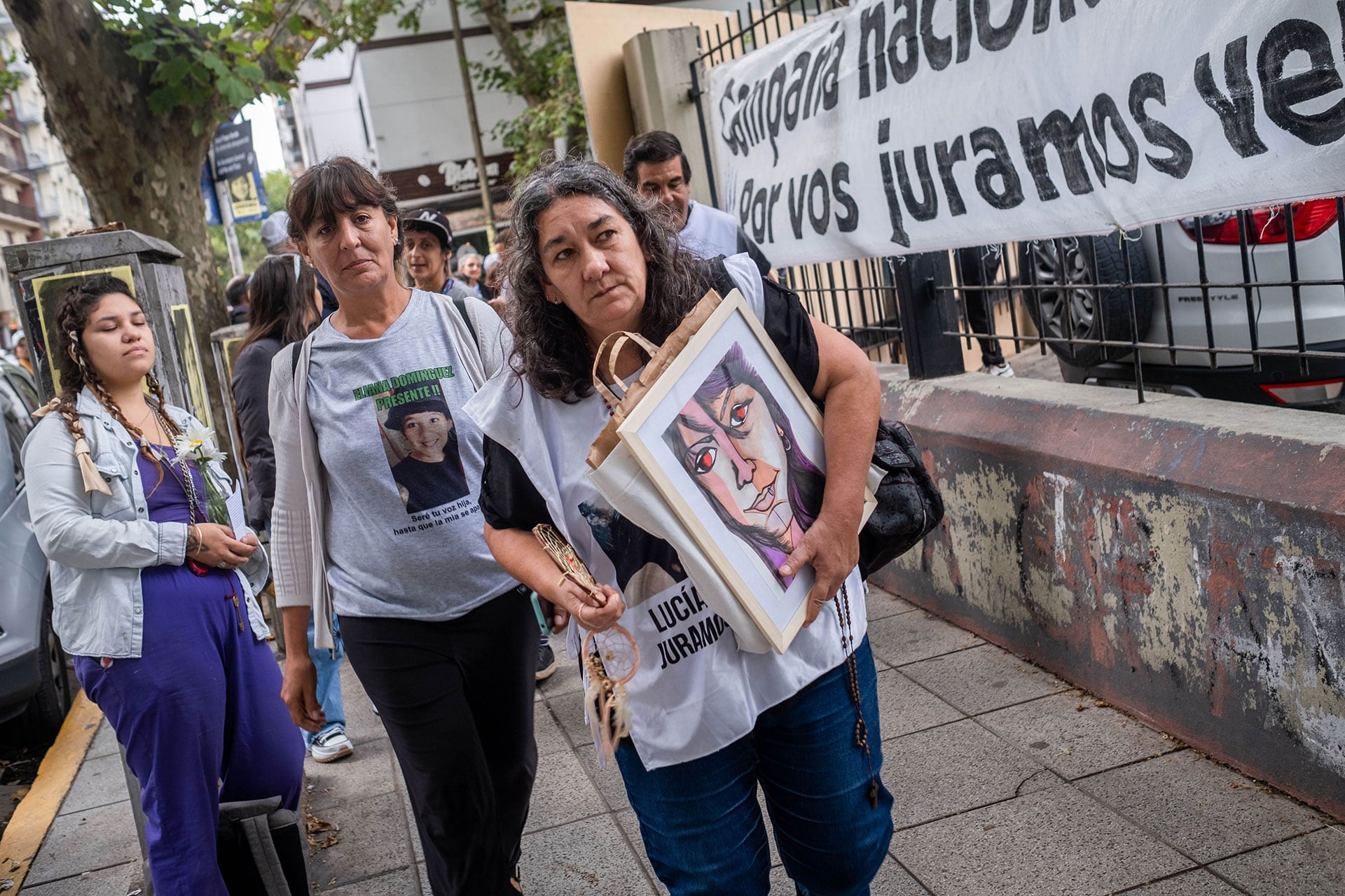 La mamá de Lucía Pérez (Télam)