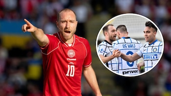 Christian Eriksen reapareció en redes sociales tras su descompensación: el mensaje de Lautaro Martínez