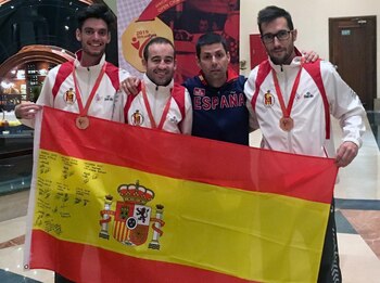 21-02-2019 Los taekwondistas españoles Aythami