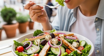La receta de ensalada mediterránea