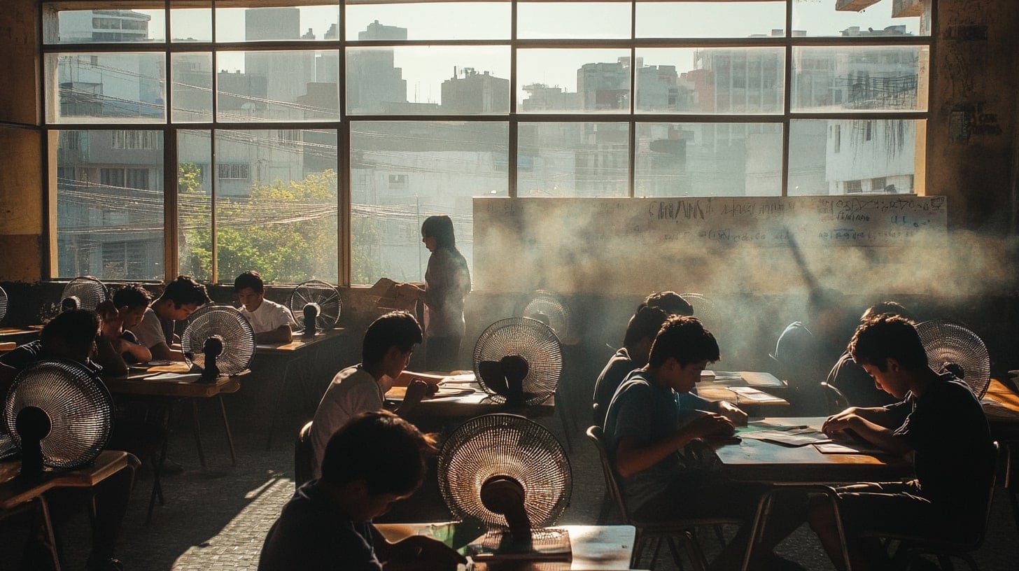 El organismo informó el inicio de la onda de calor en la región y, simultáneamente, pronosticó lluvias para el domingo en medio de la contingencia ambiental vigente. (Imagen Ilustrativa Infobae)
