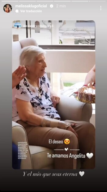 Melissa Klug celebró los 97