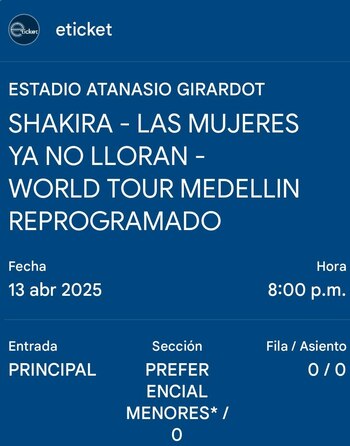 Las personas que compraron boletas