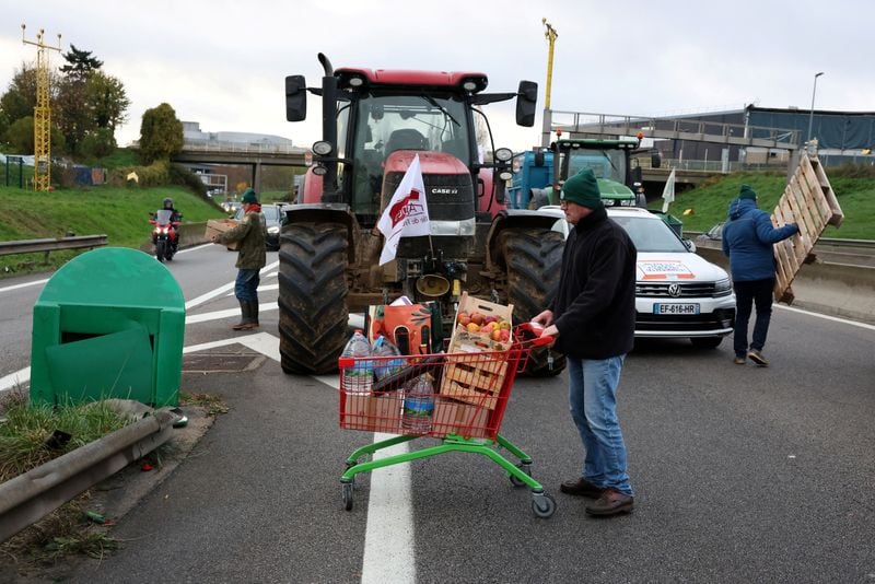 Una protesta en Francia contra el acuerdo (REUTERS)
