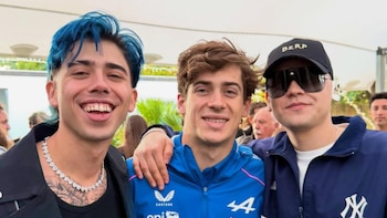 Cuarteto y motores: Luck Ra llevó su show al Road Show de Franco Colapinto en Buenos Aires