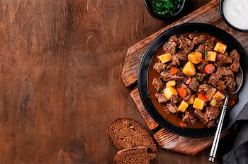 Estofado de carne. Imagen de