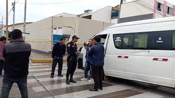 El choque se produjo minutos