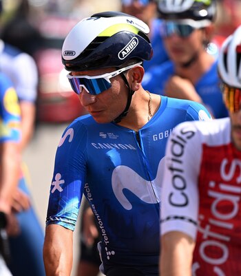 Nairo Quintana solamente ha podido completar el Tour Colombia en el 2024, sin mucho protagonismo - crédito Movistar Team