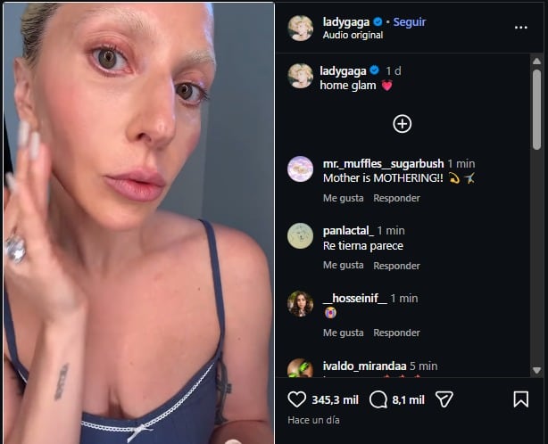 Lady Gaga compartió el orden en el que se aplica el maquillaje.