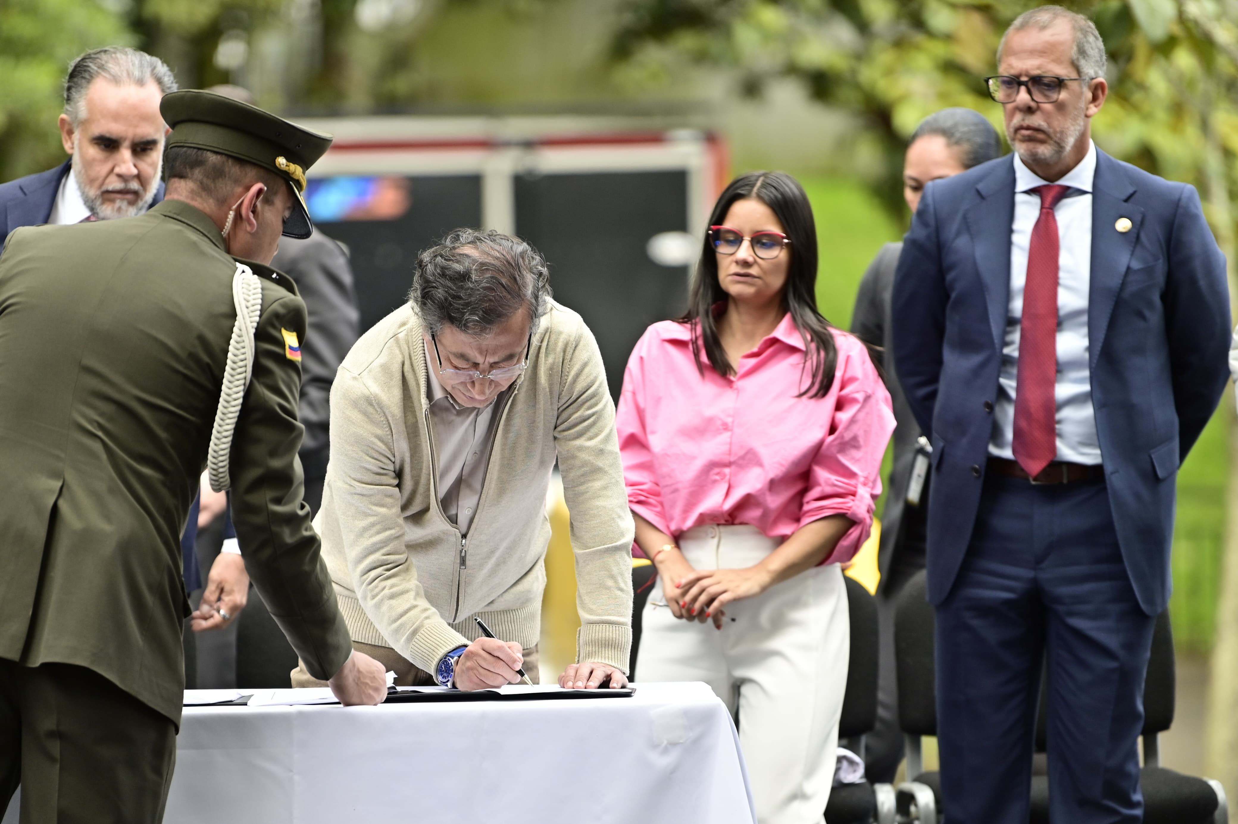Gustavo Petro, presidente de Colombia, sancionó la Reforma Laboral como ley de la República en junio de 2025- crédito cortesía Presidencia de la República de Colombia