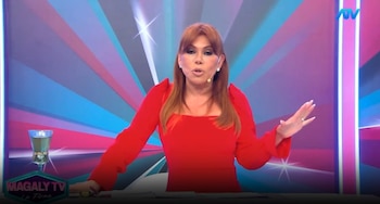 Silvia Cornejo reaparece con Jean Paul Gaboto y una supuesta pancita desata rumores de embarazo. Captura: Magaly TV La Firme.