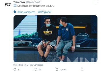 Campazzo y Prigioni se saludaron