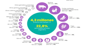 Sin retenciones, la agroindustria podría reducir a la mitad el desempleo