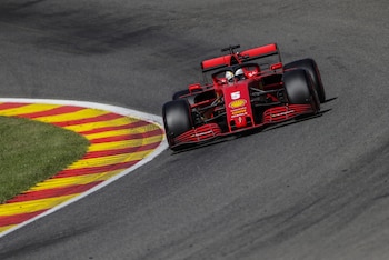 El alemán Sebastián Vettel, cuatro