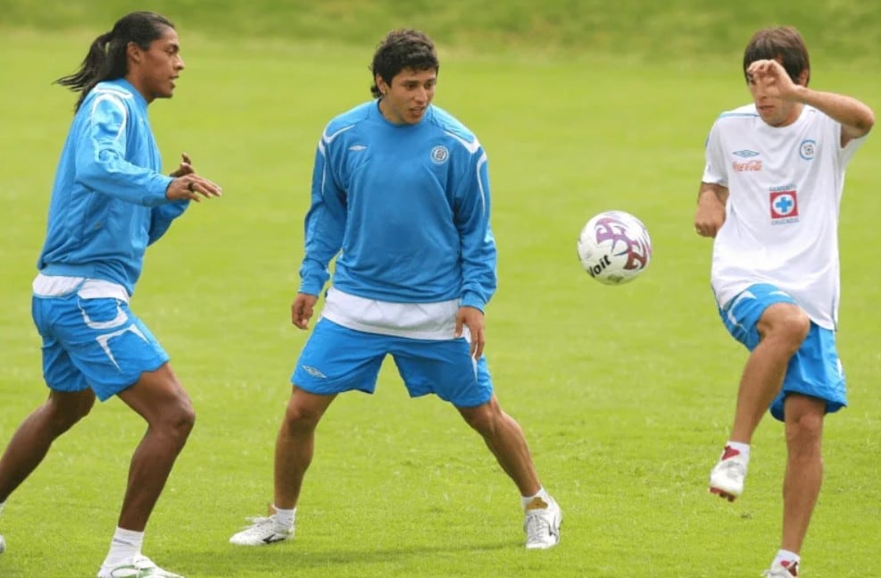 Huiqui junto a Cata Domínguez y Chelito Delgado entrenando en La Noria