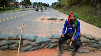 Indígenas bloquearon la vía Medellín-Urabá