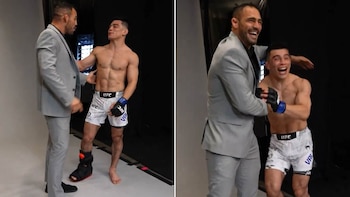 La reacción del argentino Kevin