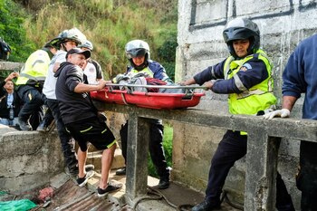 Una morgue provisional fue instalada