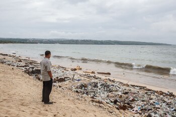 La paradisíaca playa de Kedonganan