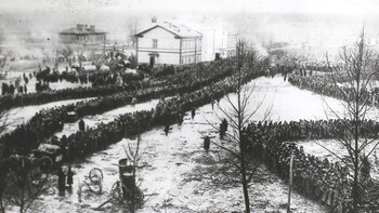 Los alemanes capturaron a cien