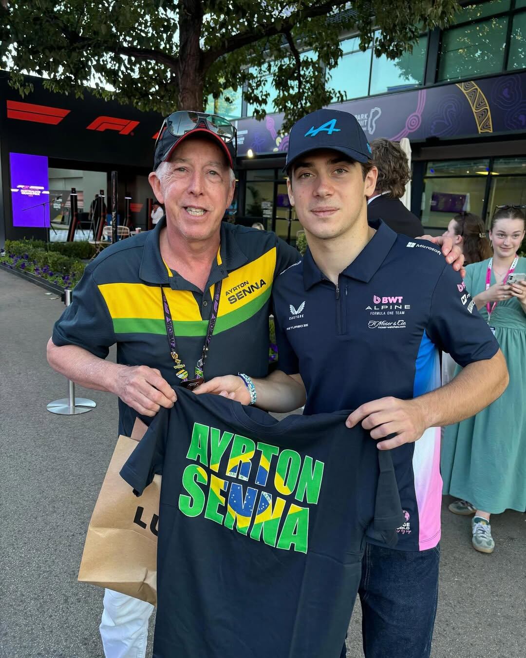 Keith Sutton junto a Franco Colapinto (Crédito: Instagram @keithsuttonf1)