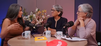 Claudia Palacios compartió algunos de los episodios más personales de su vida durante una entrevista en el pódcast Las Menopáusicas - crédito Las Menopáusicas /Youtube