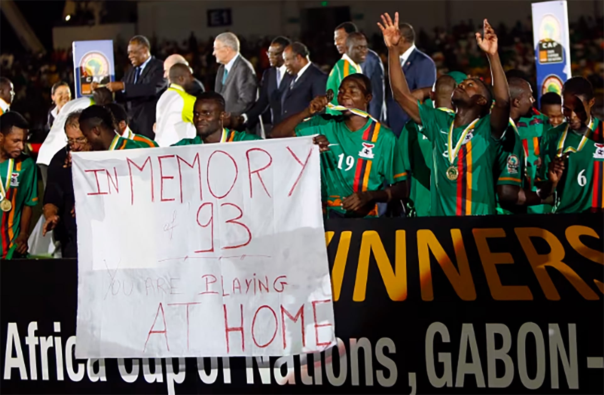 La nueva selección de Zambia venció a Marruecos, llegó a la final de la Copa Africana de Naciones 1994 y se consagró campeona en Gabón en 2012 (AP)