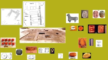 Objetos hallados en Tell el-Ghaba