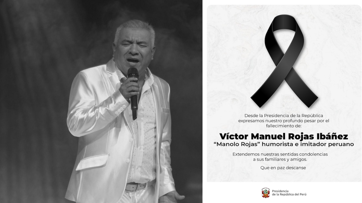 Murió Manolo Rojas: Presidencia y ministerios de Perú lamentan el deceso del artista - Infobae