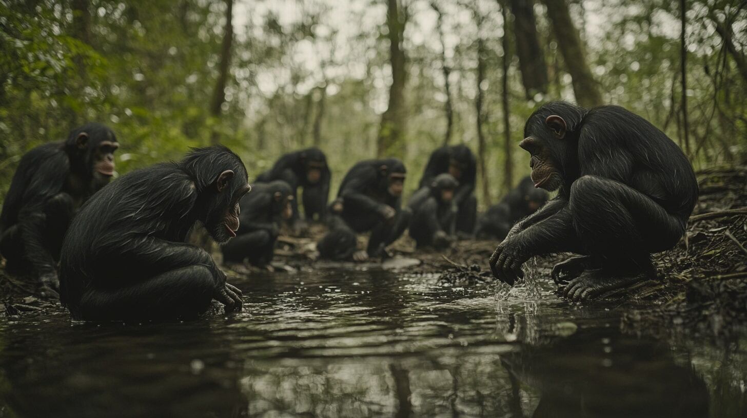Los experimentos muestran que los chimpancés distinguen entre evidencia visual y auditiva para tomar decisiones racionales. (Archivo Imagen Ilustrativa Infobae)