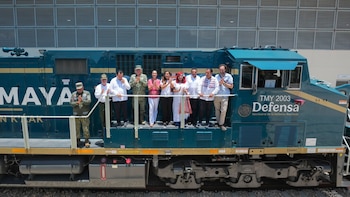 Sheinbaum anuncia fecha de inauguración para el Tren Maya de carga. (Foto: Presidencia)
