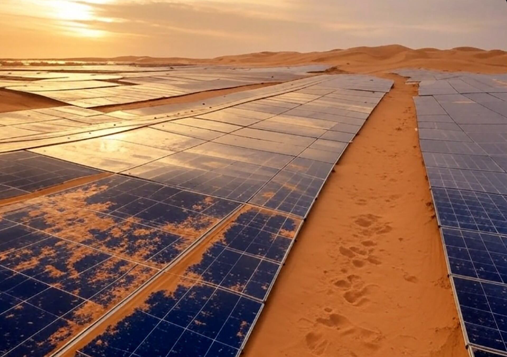 El polvo sahariano representa un desafío creciente para la eficiencia y previsibilidad de la energía solar en Europa, comprometiendo su estabilidad a largo plazo (Gerard Hough en X)