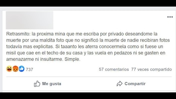 ESTADOS DE FACEBOOK ACOSADOR LA PLATA